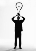 man with idea lightbulb